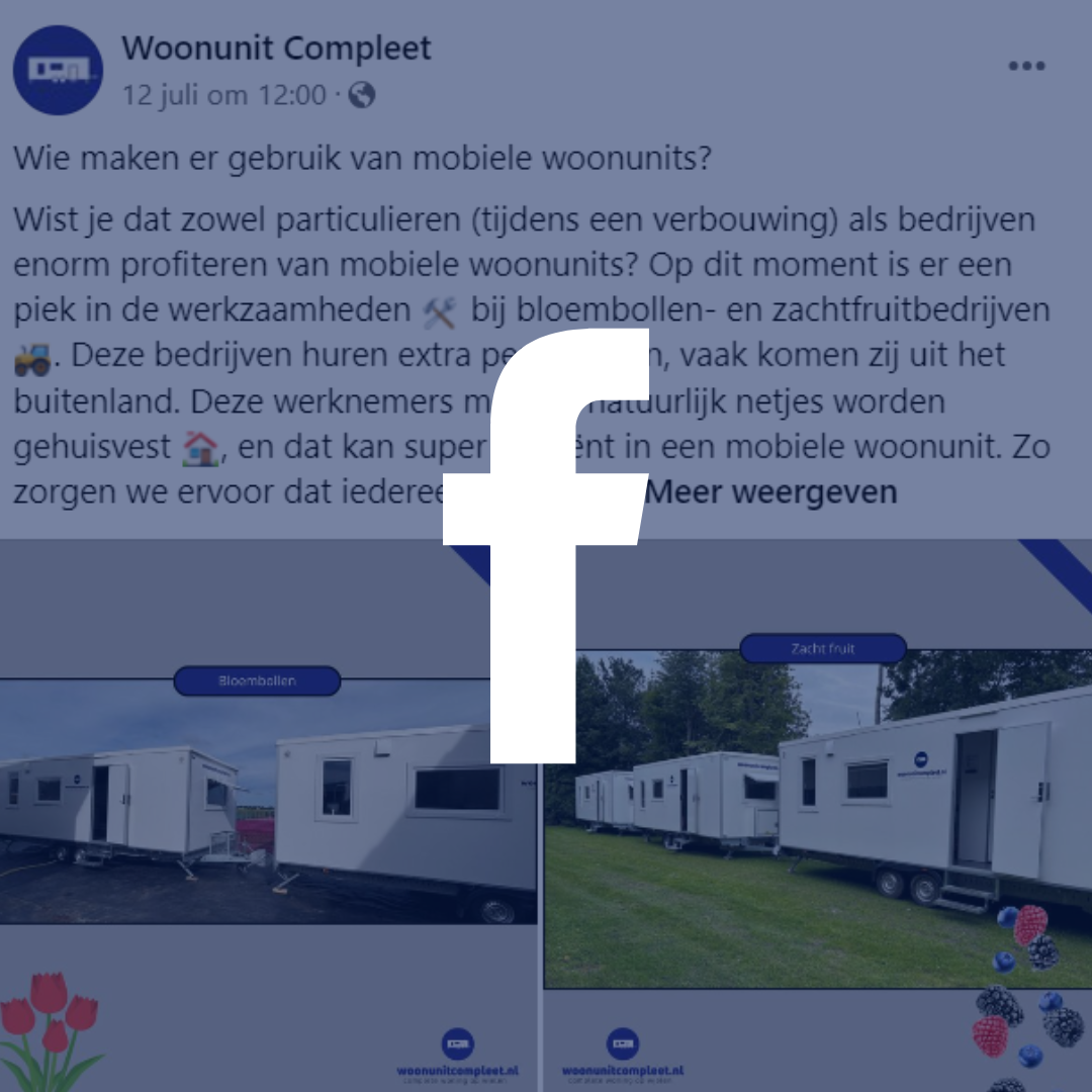 Mobiele woonunit van Woonunit Compleet